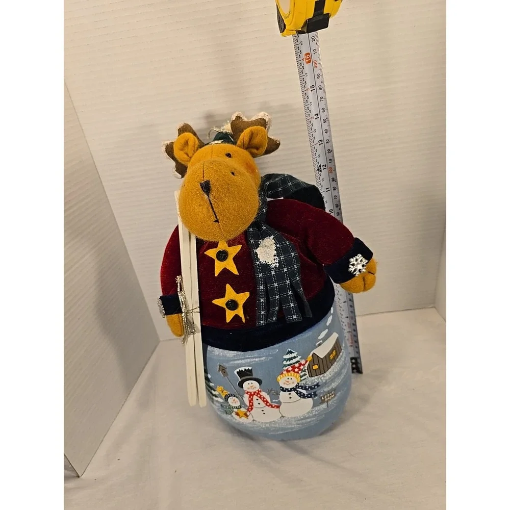 Ski Theme Moose Door Stop 14